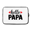 Hello Papa Laptop sleeve