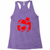 eric cantona, kungfu, manu Racerback Tank