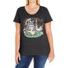 forest friends Ladies Curvy T-Shirt