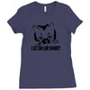 i iz on your shirt funny lolcat geek nerd tee cat s 3xl Ladies Fitted T-Shirt