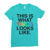 This Is What Trans Looks Like Ladies Fitted T-Shirt