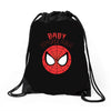 spider baby Drawstring Bags