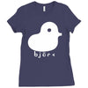 bjork duck diva indie rock band singer Ladies Fitted T-Shirt