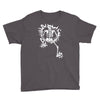 a skeleton crawling Youth Tee