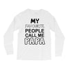 fathers day papa's Long Sleeve Shirts