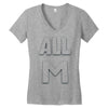all m Women's V-Neck T-Shirt