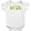 nope o'clock Baby Onesie