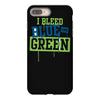 i bleed blue and green iPhone 8 Plus Case