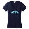 im from the future prezels thats all im saying Women's V-Neck T-Shirt