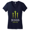Jesus Savior Women's V-Neck T-Shirt