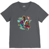 peacock V-Neck Tee