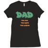 dad the man the myth the legend Ladies Fitted T-Shirt