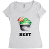 Best Friends Tacos Women's Triblend Scoop T-shirt