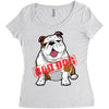 bad dog Women's Triblend Scoop T-shirt