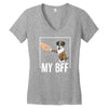my bff Women's V-Neck T-Shirt