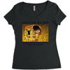 Gustav Klimt The Kiss Women's Triblend Scoop T-shirt