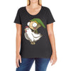 invader link Ladies Curvy T-Shirt