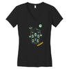 light off Women's V-Neck T-Shirt