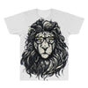 nerd  lion All Over Men's T-shirt