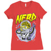 astronaute nerd Ladies Fitted T-Shirt