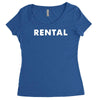 rental Women's Triblend Scoop T-shirt