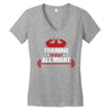 Training to beat All Might Women's V-Neck T-Shirt