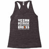 Vegan Because Plant Powered Badass Was Not an Offical Tittle Full Racerback Tank