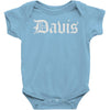 city of davis Baby Onesie