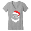 santa claus merry christmas Women's V-Neck T-Shirt
