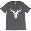 deer head vector white logo T-Shirt