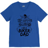 You Cant Scare Me I am Biker Dad V-Neck Tee