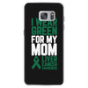 i wear green for my mom liver cancer awareness Samsung Galaxy S7 Case
