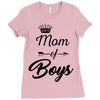 mom of boys Ladies Fitted T-Shirt