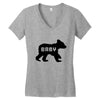 baby bear Women's V-Neck T-Shirt