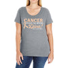 Cancer Picked The Wrong Diva Ladies Curvy T-Shirt