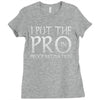 procrastination Ladies Fitted T-Shirt
