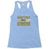 funny black mustache may the stache be with you Racerback Tank