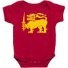 sri lanka international  national country lion sport flag Baby Bodysuit