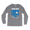 swim mom loud and proud sports athlete athletic Long Sleeve Shirts