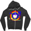 i am not gay, i just like rainbows Zipper Hoodie