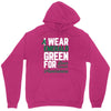 i wear emerald green for liver cancer awareness Unisex Hoodie