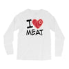 i love meat Long Sleeve Shirts