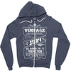 Vintage Aged To Perfection 1984 Zipper Hoodie