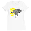 make your mark dog Ladies Fitted T-Shirt