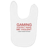 gaming doesn't make me violent Baby Bibs