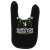 alien abductee survivor tour ufo nerd geek comic funny Baby Bibs
