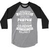 Super Cool Pawpaw Of A Freaking Awesome Grandson 3/4 Sleeve Shirt