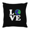 Love World Throw Pillow