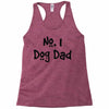 number one dog dad Racerback Tank
