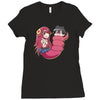 musume monster Ladies Fitted T-Shirt